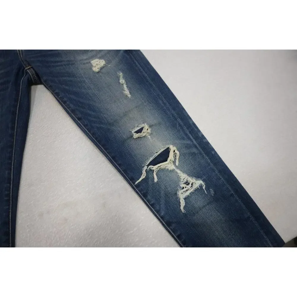 American‎ Eagle Skinny Next Level AirFlex Stretch Blue Denim Jeans Mens 30 x 32